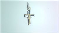 Pendente Sacro in Oro bianco CROCE MB OV 2.0 Sommer BG